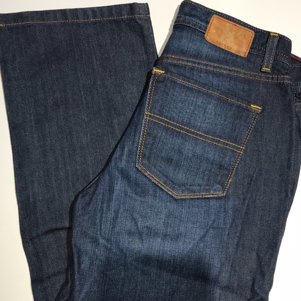 Tommy Hilfiger dark jeans straight leg size 2